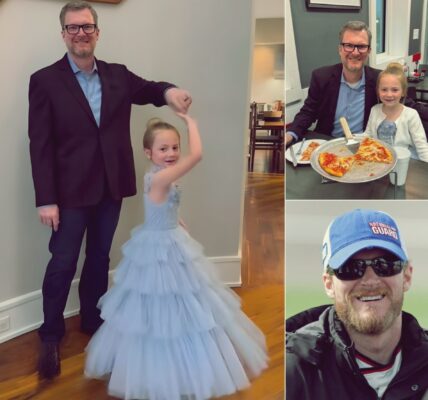 Dale Earnhardt Jr. and his little princess are getting ready for their father-daughter dance in this adorable moment that melted the internet.