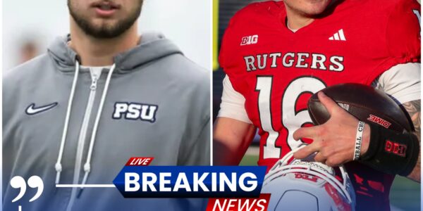BREAKINGNEWS Ethan Grunkemeyer delivers powerful postgame act of sportsmanship after Penn State’s 40–36 win over Rutgers