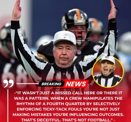 BREAKING NEWS Legendary referee Tom White criticizes Chiefs Cowboys referee team for "cheating" and calls on NFL to intervene