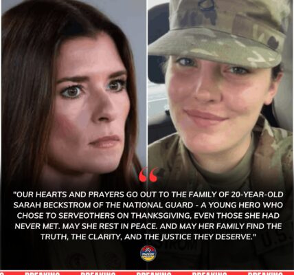 Danica Patrick’s Dawn Message Stuns America as She Demands Justice for Fallen National Guard Hero Sarah Beckstrom