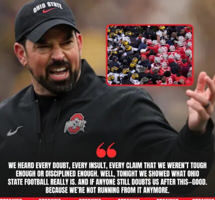 BREAKINGNEWS: Ohio State’s dominant 27–9 victory over Michigan overshadowed by Coach Ryan Day’s explosive, defiant postgame message that shakes the entire college football world