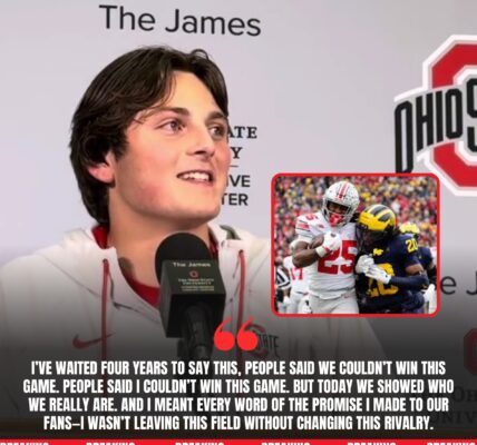 BREAKINGNEWS: Julian Sayin shatters Michigan’s streak and fulfills a four-year promise in Ohio State’s stunning rivalry breakthrough