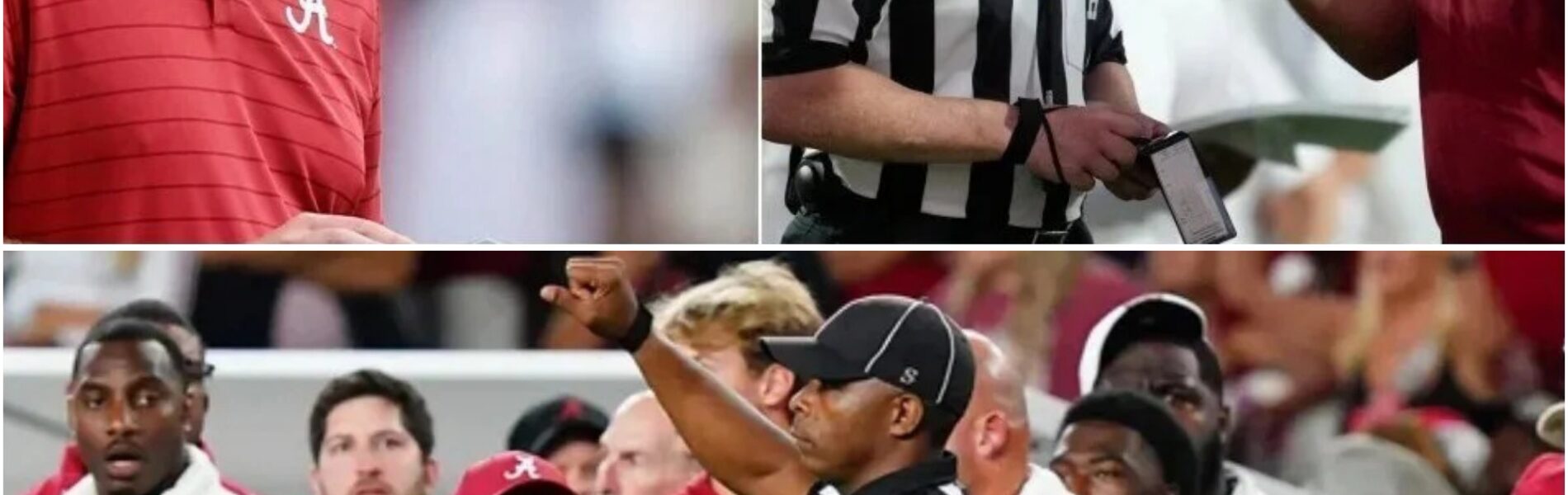 BREAKING NEWS: NCAA Suspends Officiating Crew After Controversial Alabama–Auburn Showdown; Kalen DeBoer’s Five Chilling Words Ignite Statewide Uproar. king