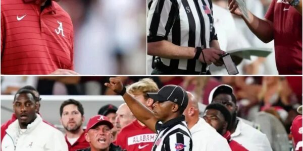 BREAKING NEWS: NCAA Suspends Officiating Crew After Controversial Alabama–Auburn Showdown; Kalen DeBoer’s Five Chilling Words Ignite Statewide Uproar. king