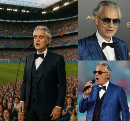 “THE ACCIDENT THAT BLINDED ME DIDN’T BREAK ME” — Andrea Bocelli Returns to Football Field With a Message That Stuns the World