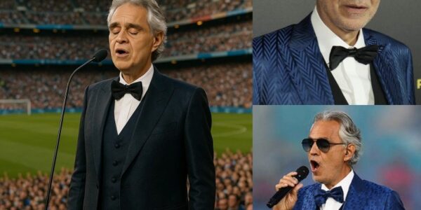 “THE ACCIDENT THAT BLINDED ME DIDN’T BREAK ME” — Andrea Bocelli Returns to Football Field With a Message That Stuns the World