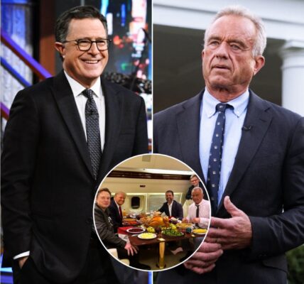 Colbert Skewers RFK Jr. After Fake Thanksgiving Photo. What was meant to look like a cozy Thanksgiving power dinner instead ignited a wave of ridicule after a glossy photo shared by RFK Jr. was quickly exposed as digitally altered...