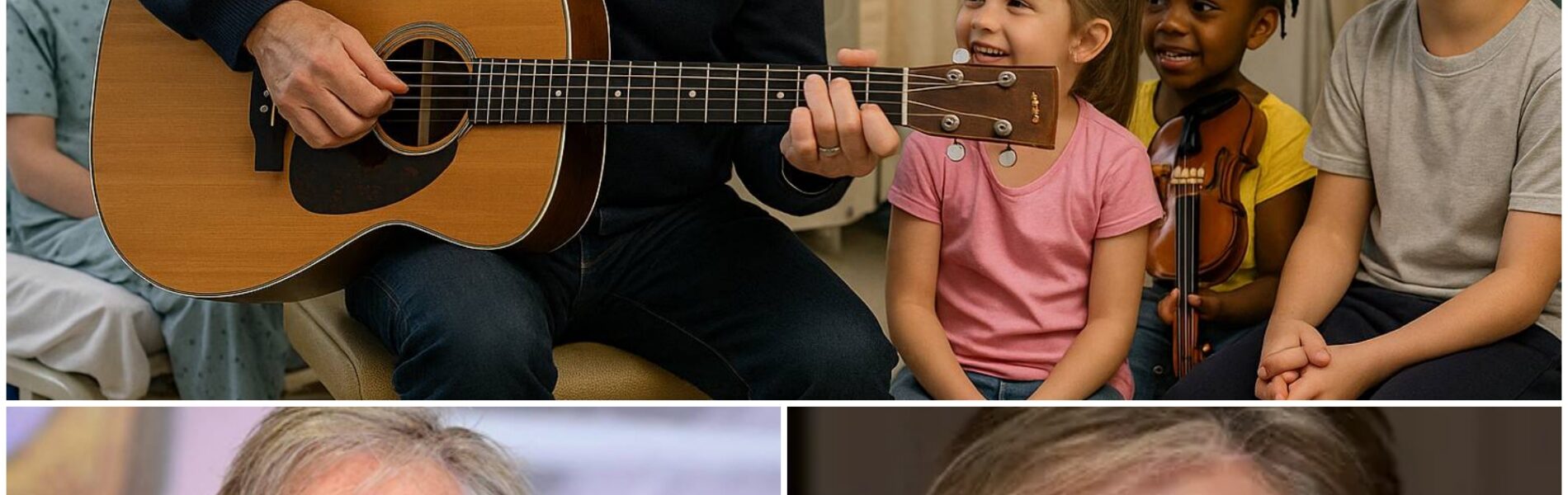 Paul McCartney Surprises Children in a Hospital Music Therapy Ward