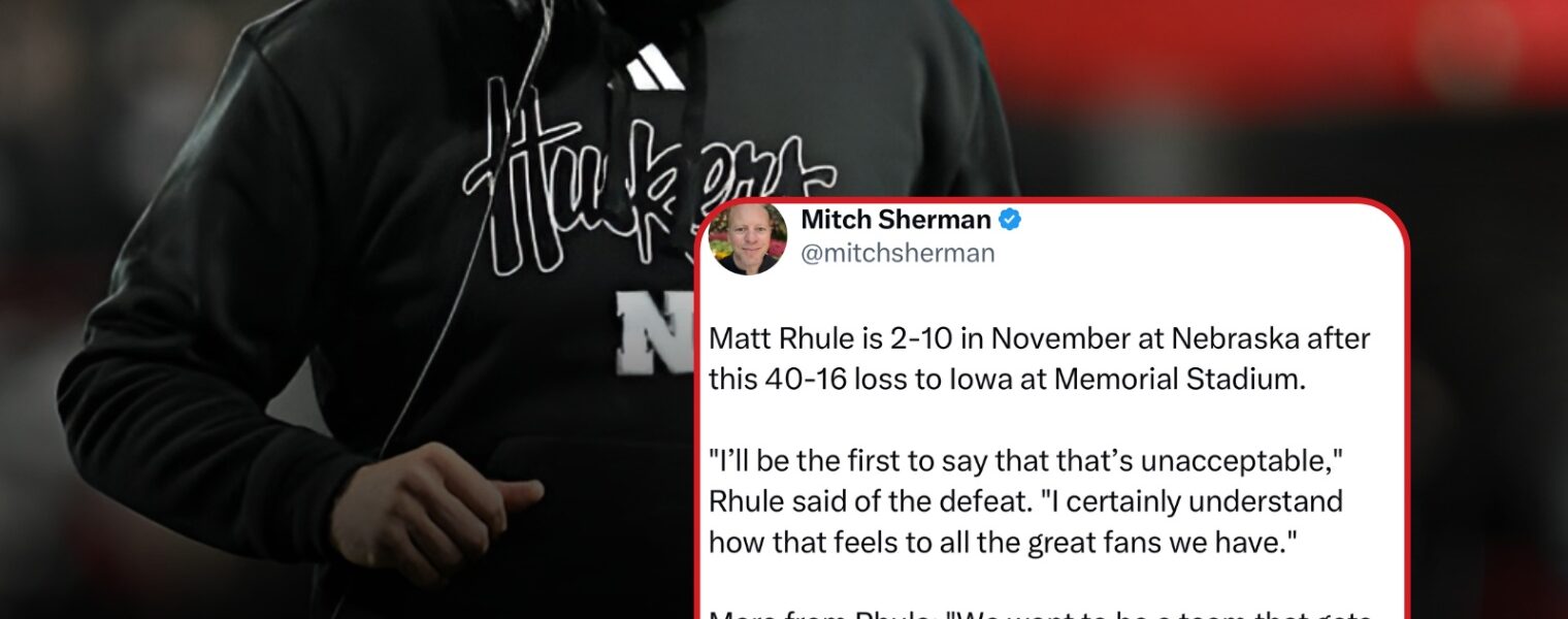 Nebraska Football at a Crossroads: Matt Rhule Faces Fan Backlash After Consecutive Losses