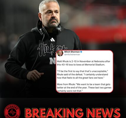 Nebraska Football at a Crossroads: Matt Rhule Faces Fan Backlash After Consecutive Losses