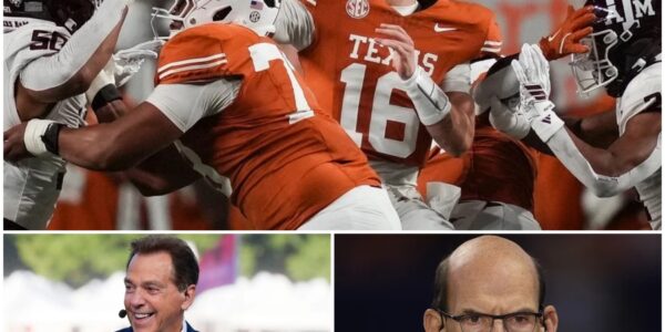 “YOU NEED TO BE QUIET, PAUL.” — Nick Saban’s Live-TV Counterpunch Stuns ESPN Studio After Paul Finebaum’s Harsh Attack on the Texas Longhorns Football Program!!