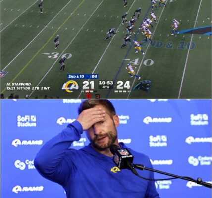 BREAKING NEWS: Panthers Stun Rams 31–28 — But Sean McVay’s Furious Postgame Explosion Leaves the NFL Speechless