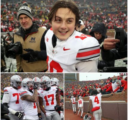 BREAKING NEWS: Julian Sayin Delivers Emotional Postgame Tribute After Ohio State’s 27-9 Victory over Michigan