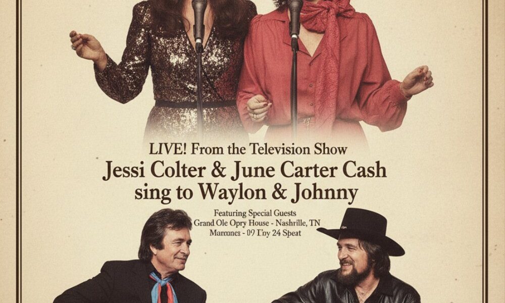 A Moment of Pure Country Magic: Jessi Colter & June Carter Cash Serenade Waylon Jennings and Johnny Cash