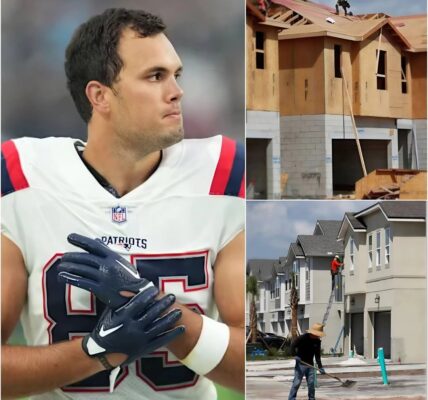 HUNTER HENRY SHOCKS NFL — quietly donates entire $5M, building homes for desperate families, leaving fans stunned by his unexpected compassion.