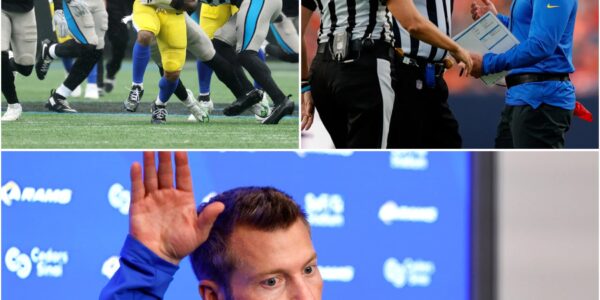 BREAKINGNEWS Sean McVay unleashes explosive postgame fury after Rams’ 31–28 defeat, claiming officiating chaos cost Los Angeles the game