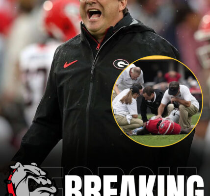 Georgia Bulldogs Star Drew Bobo Out for the Season Following Injury Against Georgia Tech cute