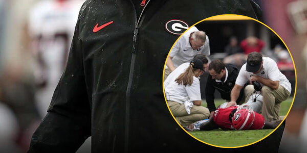 Georgia Bulldogs Star Drew Bobo Out for the Season Following Injury Against Georgia Tech cute