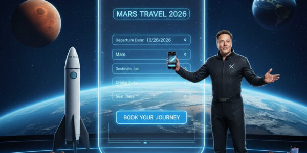 Elon Musk Causes a Shock: Launches “Mars Trip” App – Turning Mars Into a Weekend Destination?