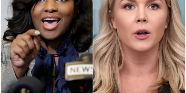 THE COST OF BLACK DISRESPECT” — Karoline Leavitt “CANCELLED” After Jasmine Crockett Sues for $80 Million Over Slander. It all exploded after just one sentence...