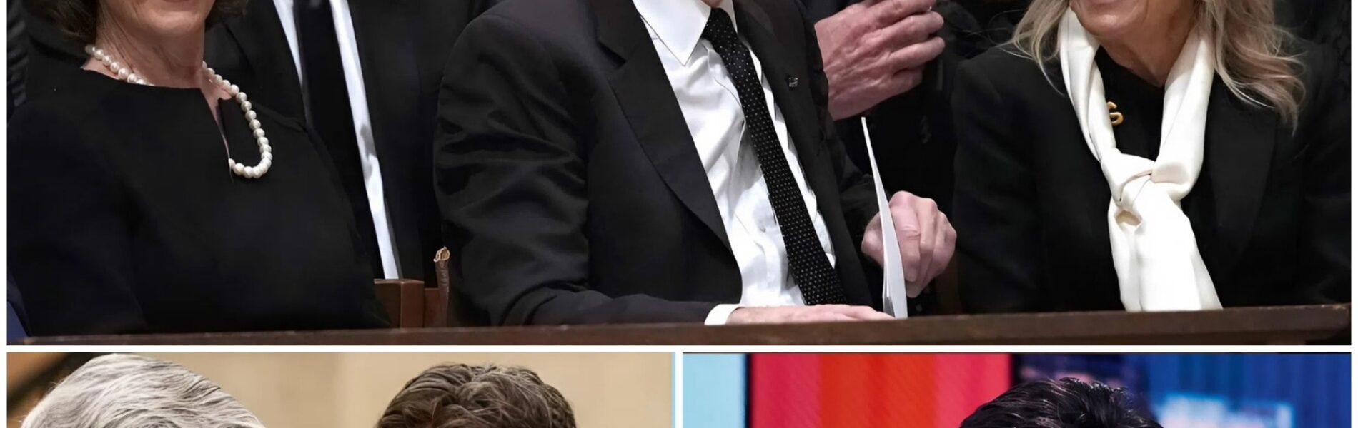 BREAKING: The cathedral fell silent for only a heartbeat — just long enough for the cameras to catch President Joe Biden placing his hand on Dick Cheney’s flag-draped casket, before the funeral of the former vice president erupted into something far more electrifying than a solemn farewell...