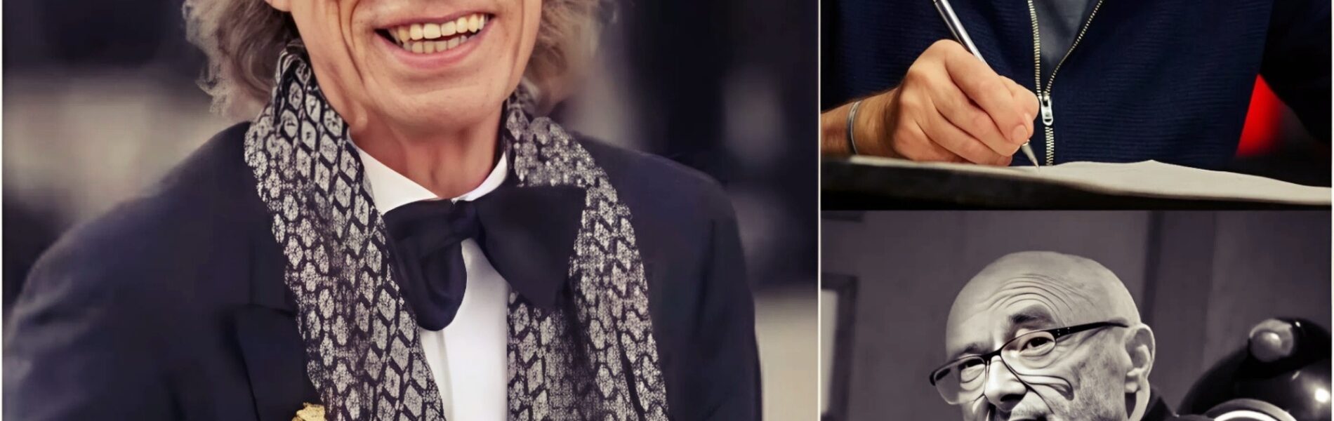 A REAL GOODBYE: The pop world fell silent this morning as Mick Jagger tearfully revealed that music legend Phil Collins is writing the final chapter of his life...