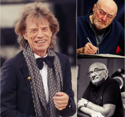 A REAL GOODBYE: The pop world fell silent this morning as Mick Jagger tearfully revealed that music legend Phil Collins is writing the final chapter of his life...