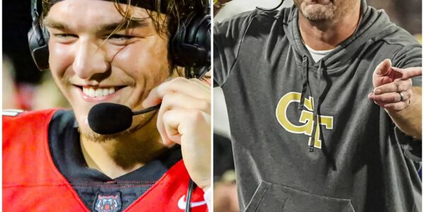 “He Cheated!” Chaos Erupts After Georgia Tech Coach Brent Key Accuses Georgia QB Gunner Stockton of Using Illegal High-Tech Device Following 16–09 Loss.
