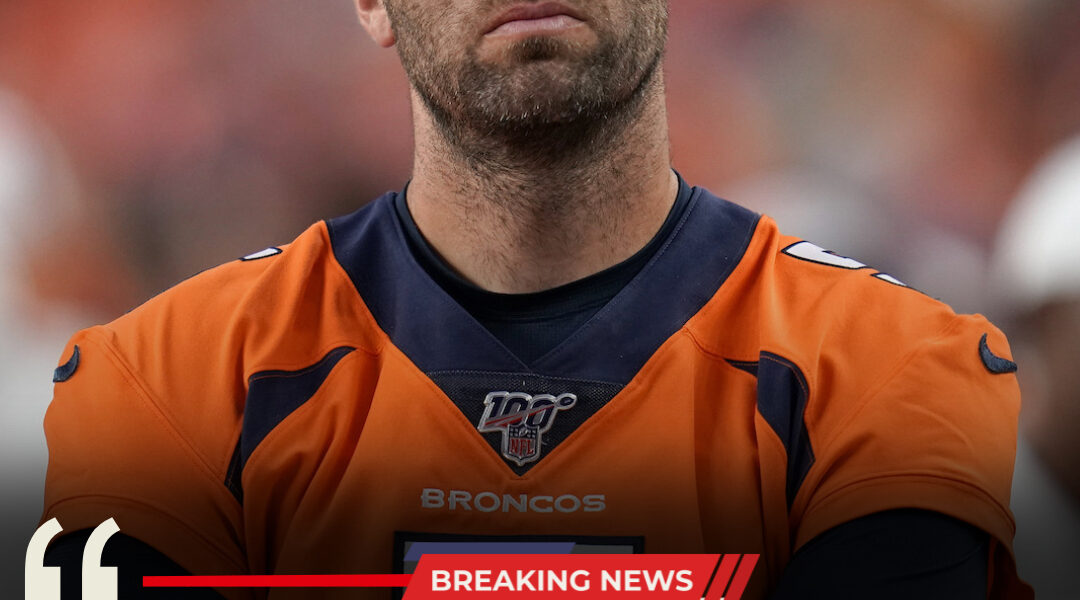 BREAKING NEWS: 25 minutes ago Former Ravens Quarterback Joe Flacco was reportedly hit by a distracted driver in Ohio — NFL Community in shock.