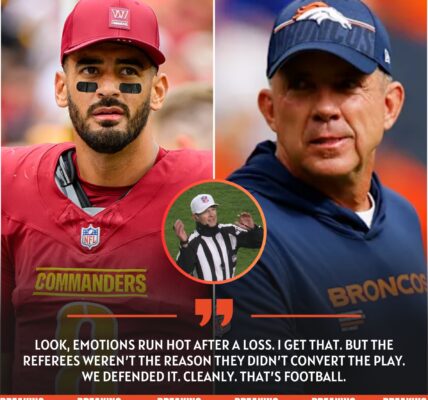 BREAKING: Washington Commanders QB Marcus Mariota makes SHOCKING claim that referees are the biggest obstacle Washington must overcome to win. Here’s how Sean Payton responded…