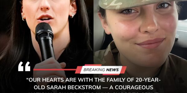 Caitlin Clark Speaks Out: Demanding Justice for Fallen National Guard Hero Sarah Beckstrom