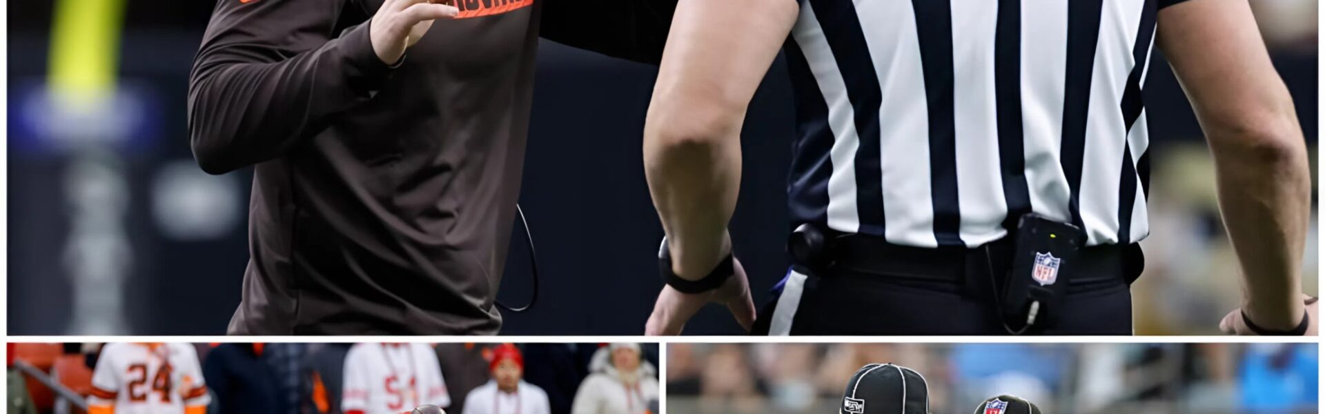 BREAKING: Four Referees Suspended After Browns–49ers Controversy Erupts Into Full NFL Investigation