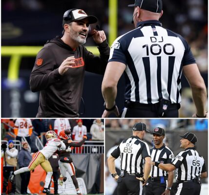 BREAKING: Four Referees Suspended After Browns–49ers Controversy Erupts Into Full NFL Investigation