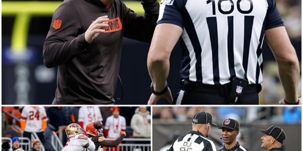 BREAKING: Four Referees Suspended After Browns–49ers Controversy Erupts Into Full NFL Investigation
