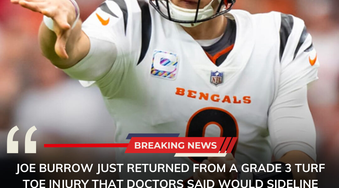 “Bro Cut Out His Soft Organs”: NFL Fans React to Joe Burrow’s Wild Claim About Playing Through Serious Injury