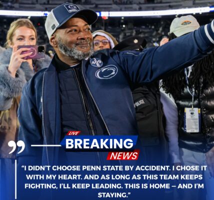 BREAKING NEWS Terry Smith shuts down rumors of outside offers: “Penn State is home — and I’m building something here.”