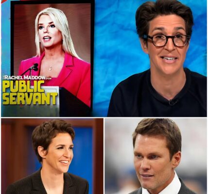 SHOCKING: MSNBC’s Rachel Maddow and NFL legend Tom Brady are teaming up to call out Pam Bondi for allegedly ignoring the explosive claims in Virginia Giuffre’s memoir...