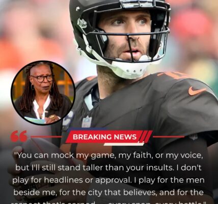 🔥 SHOCKING LIVE TV MOMENT FROM JOE FLACCO: THE FIVE WORDS THAT SHOOK THE NATION — AND THE RESPONSE THAT SILENCED WHOOPI GOLDBERG