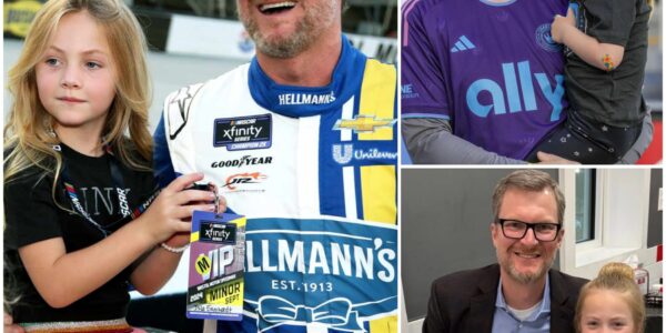 Dale Earnhardt Jr. and his little princess are getting ready for their father-daughter dance in this adorable moment that melted the internet.