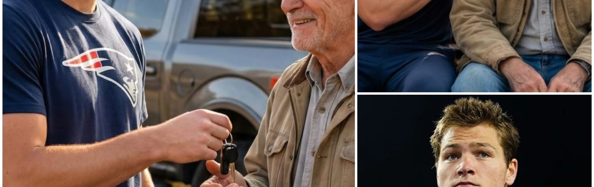 The Old Pickup Truck and the Heartbreaking Note: Drake Maye’s Final Twist Completely Changed a 76-Year-Old Man’s Life