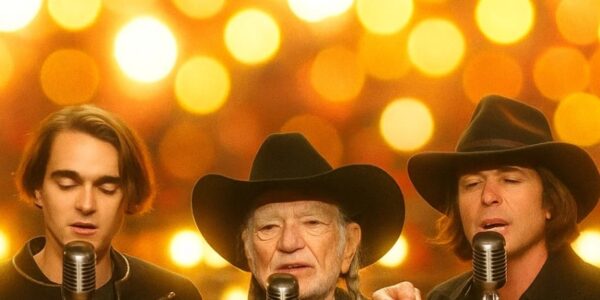 Willie looked at his sons, smiled through tears, and whispered “Just Breathe” one last time. Lukas and Micah’s voices cracked as they sang with their father, knowing this could be goodbye. The crowd lit up the arena with phone lights, turning it into a sea of stars saying thank you to the Red Headed Stranger. If this doesn’t make you cry, nothing will. Watch before it’s gone forever.