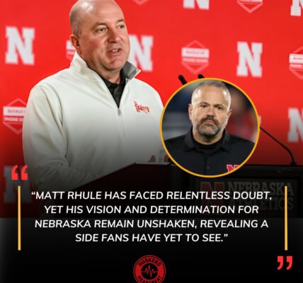 Matt Rhule: Navigating Criticism, Pressure, and the Unseen Struggle at Nebraska