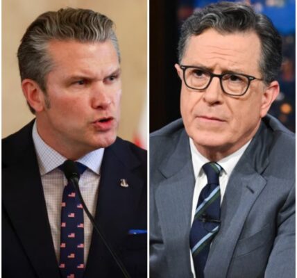“He hides behind a flag he barely understands.” — Stephen Colbert’s SAVAGE Takedown of Pete Hegseth Sends Shockwaves Across America 🔥