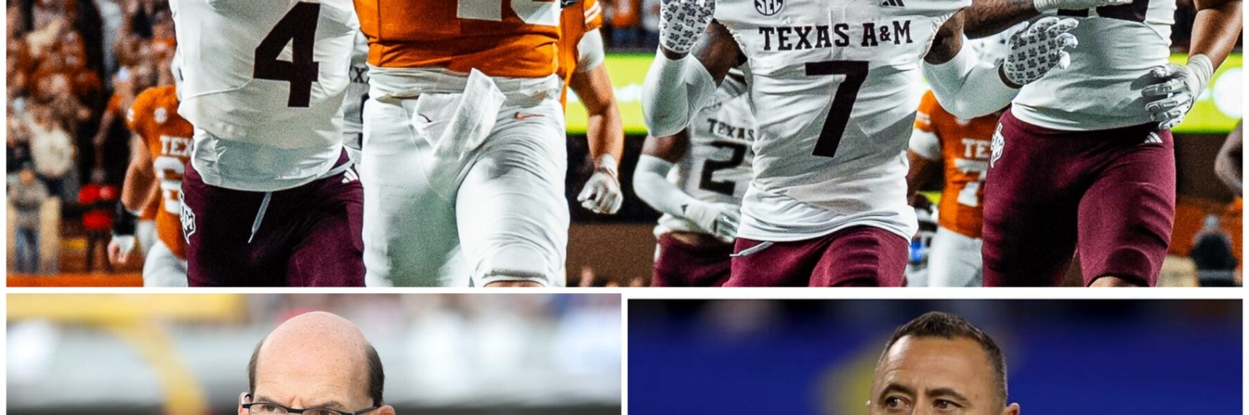 BREAKINGNEWS: Finebaum’s controversial postgame comments overshadow Texas’ 27–17 victory over Texas A&M