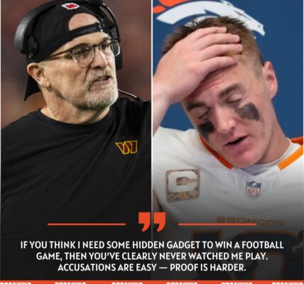 BREAKINGNEWS: Dan Quinn Drops Bombshell After Broncos–Washington Clash — Bo Nix Accused of Using Forbidden Tech in Shocking Post-Game Reveal