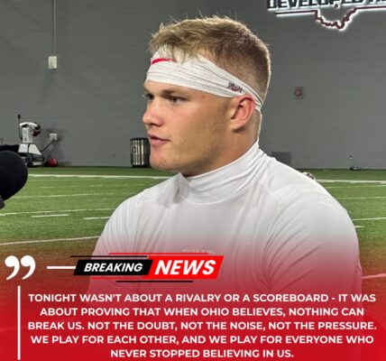 BREAKINGNEWS: Lincoln Kienholz’s emotional postgame revelation steals spotlight from Ohio State’s 27–9 win