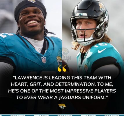 Jacksonville, FL ā In an unexpected turn of events, Jaguars star Travis Hunter broke his silence today, stepping into the spotlight to fiercely defend his quarterback, Trevor Lawrence.
