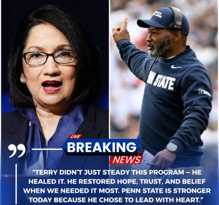 BREAKINGNEWS: Neeli Bendapudi’s powerful praise of Terry Smith reshapes Penn State’s future after emotional interim run