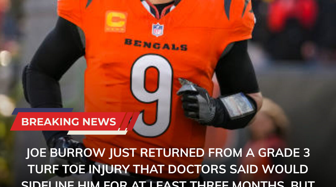 “Bro Cut Out His Soft Organs”: NFL Fans React to Joe Burrow’s Wild Claim About Playing Through Serious Injury