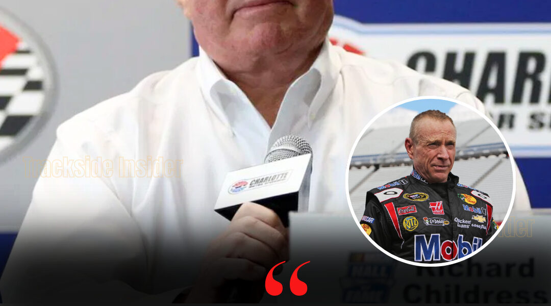Mark Martin erupts, stepping into the chaos to defend Richard Childress after the NASCAR president’s shocking leaked texts — and the entire garage suddenly explodes with tension.